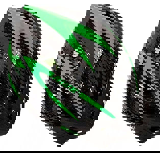 AweAeroLite In Mould Adult Bike Helmet Large 58-61cm Black/Green