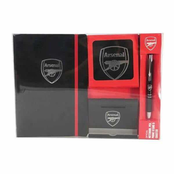 Arsenal FC Home Office Set, Stationery, Lined Pages, Sports, Gift