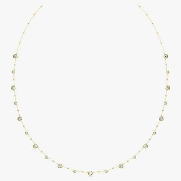 Swarovski Imber Strandage Gold Plated Scattered Necklace 5680091