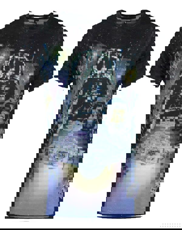 Star Wars Mens White Darth Vader Short Sleeved T-Shirt