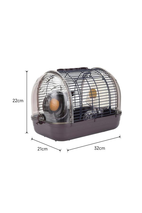 Living and Home Crystal Hamster Cage Basic Outdoor Cage for Viewing Pet Cages