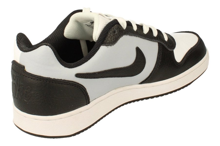 Nike Ebernon Low Prem Mens Trainers Aq1774  102 - White Black Wolf Grey 102 - Photo 2