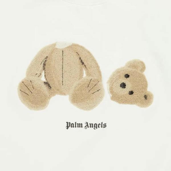 Palm Angels Kill The Bear Crew Sweatshirt White | Palm Angels