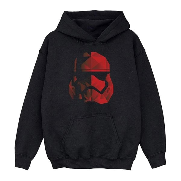 Star Wars: The Last Jedi Boys Stormtrooper Cubist Helmet Hoodie - Black