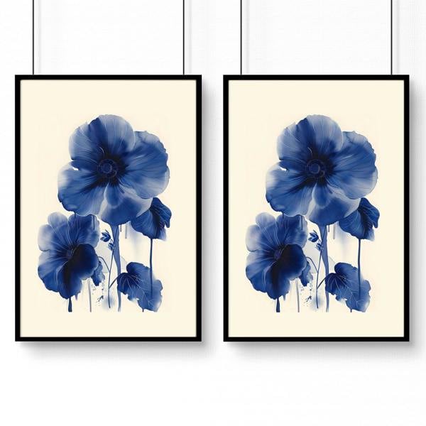 Pictures For Bathrooms Wall | Set of 2 Botanical Wall art Prints
