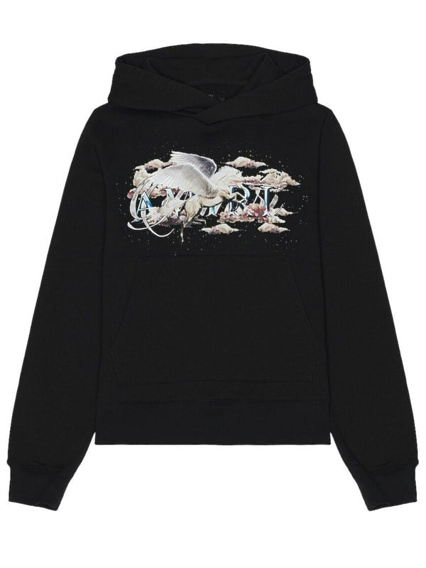 Amiri Pegasus Script Hoodie – Black