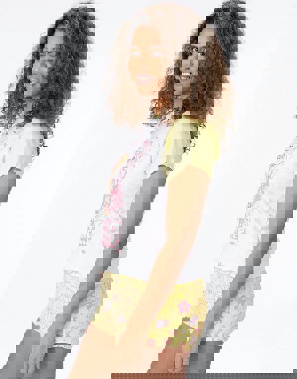 SpongeBob SquarePants Womens Multicoloured Short Sleeve Short Leg Pyjama Set