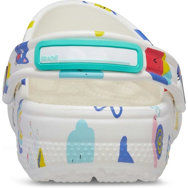 Crocs Classic Graphic Thermoplastic White/Multi Loafers
