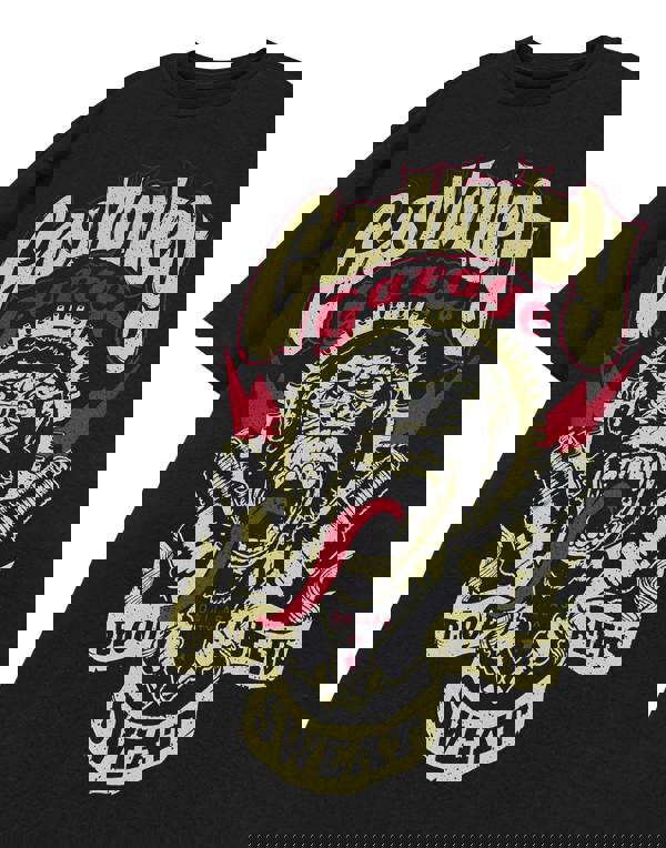 Gas Monkey Garage Mens Black Spark Plugs Short Sleeved T-Shirt