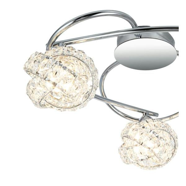 COSYLYTE Mirri 3 Light Glass Beaded Shade Ceiling Light