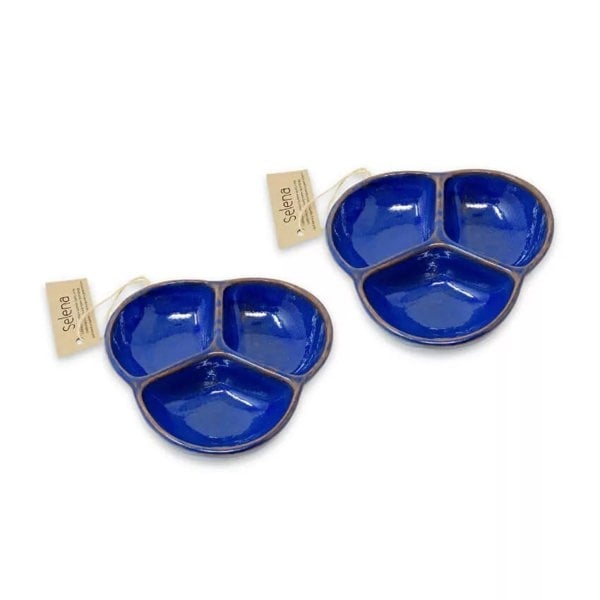 Snack Dish - Trio - Selena Dipping Dish - Blue