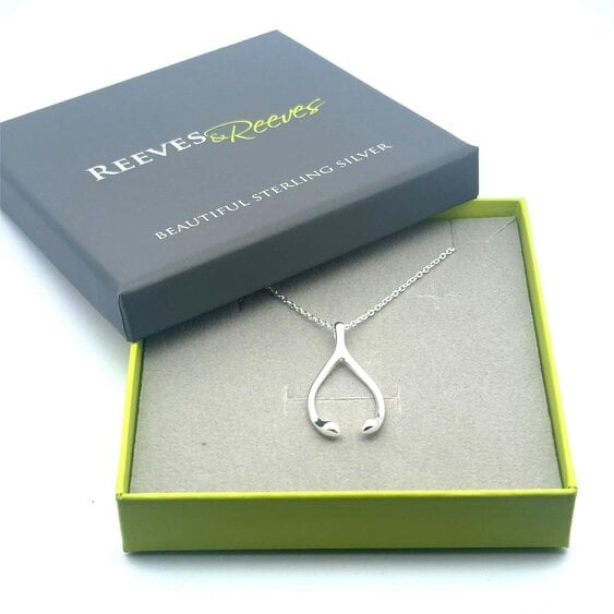 Reeves & Reeves Large Wishbone Necklace