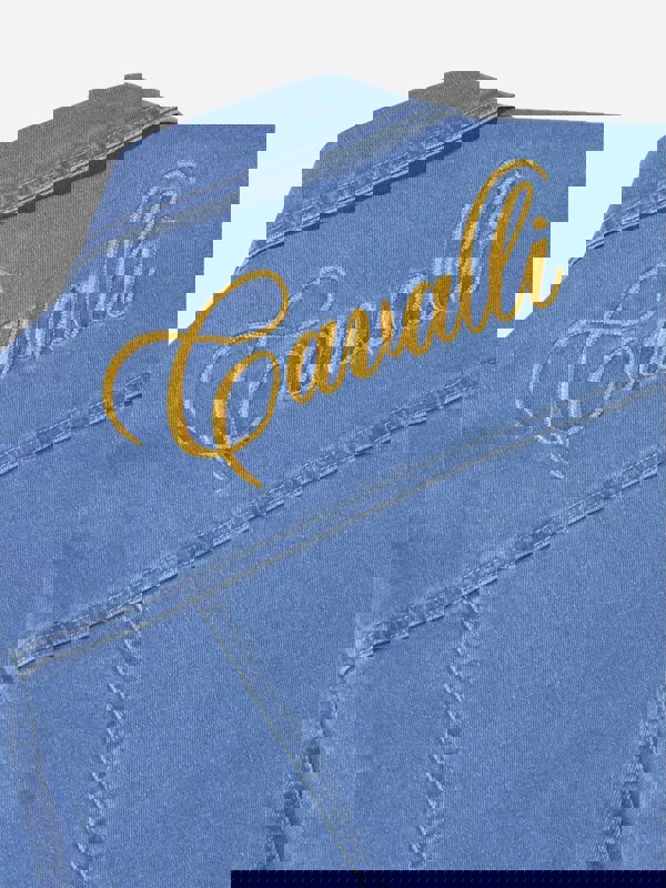 Roberto Cavalli Girls Cotton Denim Jacket