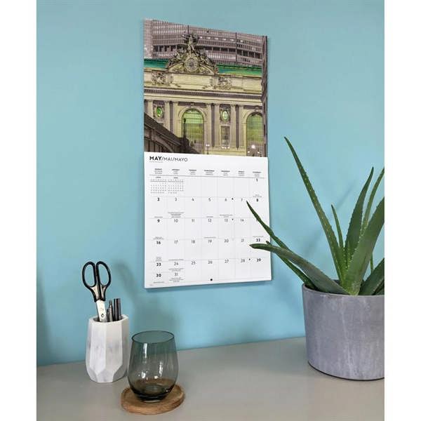 New York Lux Calendar 2027, Wall Calendars, Month To View, Travel, Gift