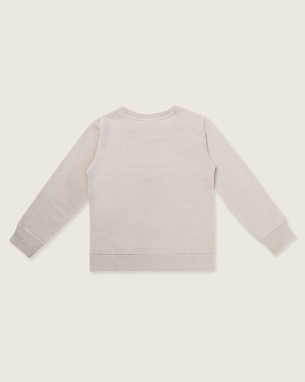 Gender-neutral organic cotton kids sweatshirt