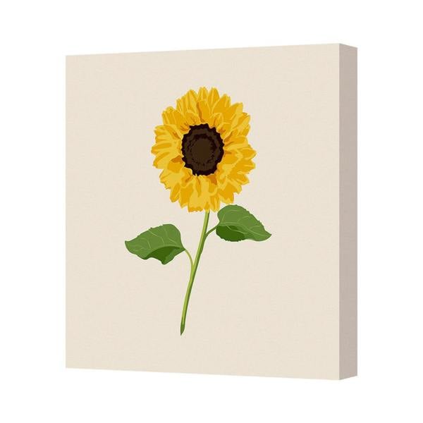 Benjamin Tate Design Sunflower Canvas Art Print Gallery Wrapped Canvas Handmade UK