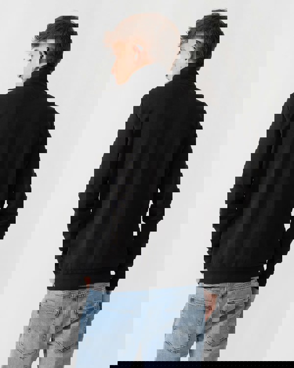 Tommy Hilfiger Essential Intechno Mens Half Zip Sweatshirt - Black