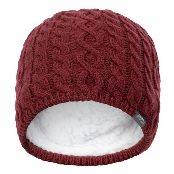 Trespass Womens/Ladies Kendra Beanie Hat - Dark Cherry