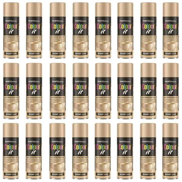 Paint Factory 24X - Paint Factory Desert Sand Matt Spray Paint 250ml