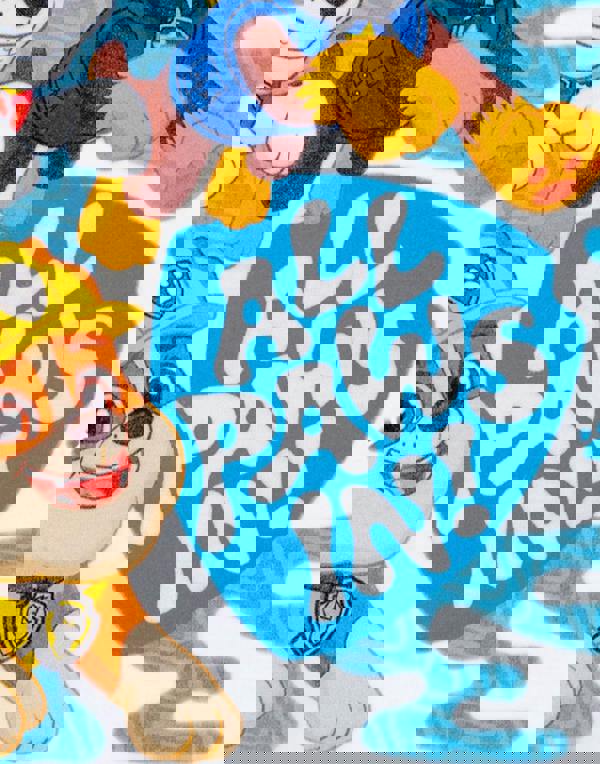 Paw Patrol Unisex Kids White All Paws In Short Sleeved T-Shirt