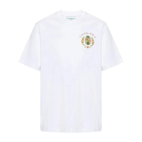 Casablanca Joyaux D'Afrique Tennis Club Printed T-Shirt   in  White