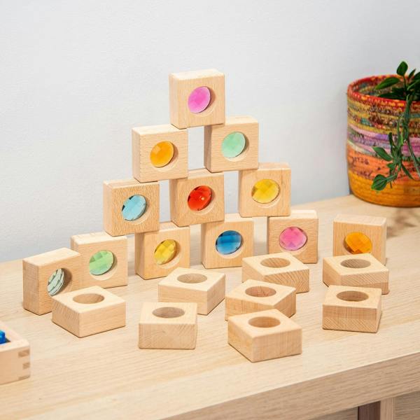 tickit Wooden Kaleidoscope Blocks