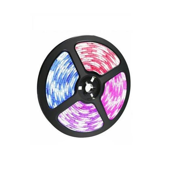 ENER-J 5 Meters Smart Wi-Fi RGB Colour Changing LED Strip Kit, Dimmable, IP20, for Bedroom Ceiling Party Decoration with Remote and Plug