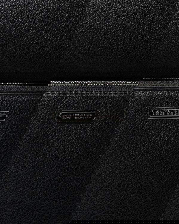 Armani Exchange Mens Faux Leather Backpack