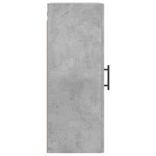 Berkfield Wall Mounted Cabinet Concrete Grey 34.5x34x90 cm