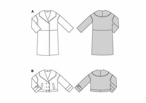 Burda Sewing Pattern 5860 Jackets and Coats For Women, 8-18 (34-44) - Intermediate