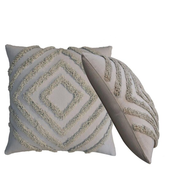 Wyld Haus Set of 2 Dolceacqua Soft Grey Cushion Covers