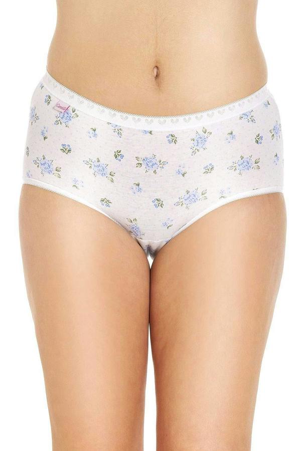 Camille Womens Printed Three Pack Cotton Maxi Briefs