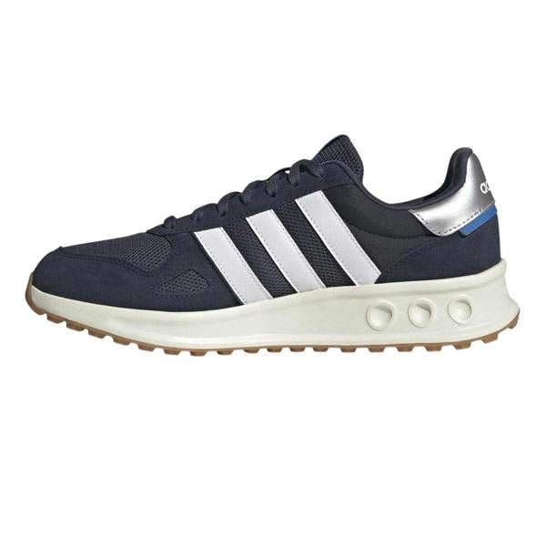 Adidas Mens Run 84 Suede Trainers - Navy/White/Silver - 