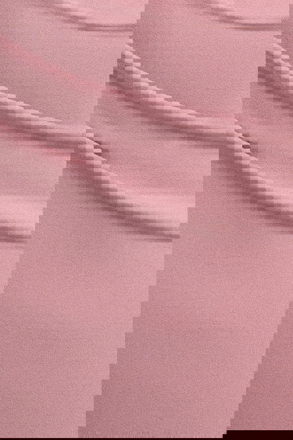 Puffy Satin  Sleeve Scuba Maxi Dress - Blush Pink DR4622