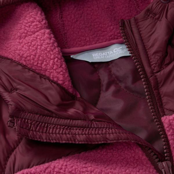 Regatta Childrens/Kids Myla Hybrid Jacket - Fig/Violet - 