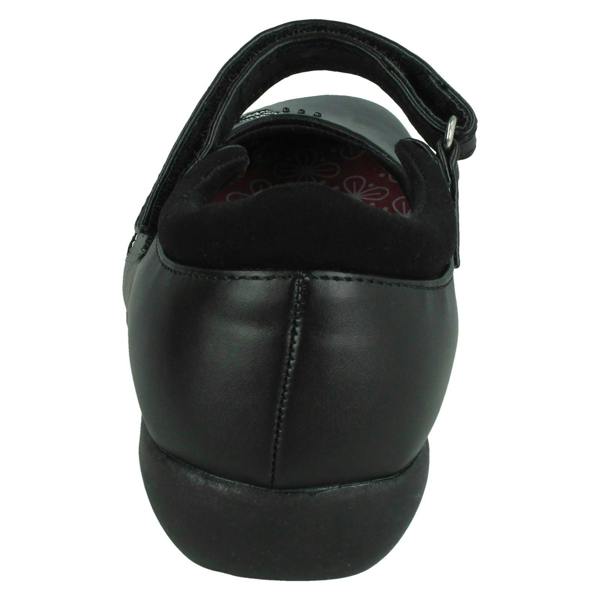 Walkright Girls Walkright Flower Detail School Shoes 20289