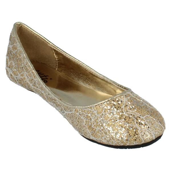 Cutie Girls Cutie Glitter Slip On Shoes