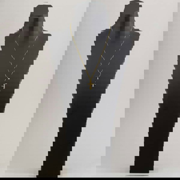 T. H. Baker 9ct Yellow Gold Plain Cross Pendant GCS1