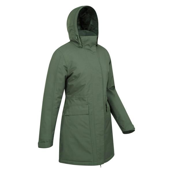 Mountain Warehouse Womens/Ladies Rain On Waterproof Padded Jacket - Khaki Green - 
