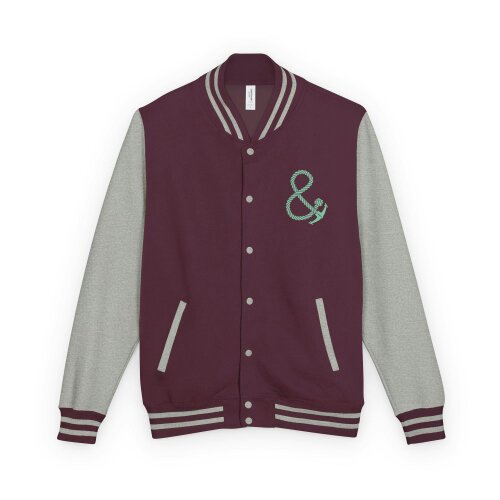 Anchor & Crew Set Point Social Volleyball Club League Cotton Varsity Letterman Jacket