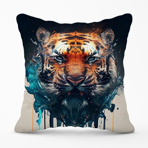 Warren Reed Tiger Face Splashart Cushions