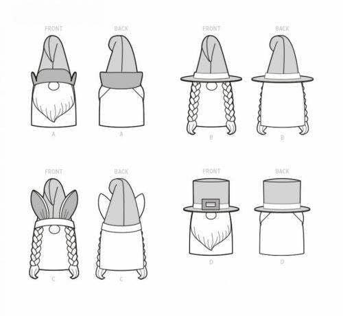 Simplicity Sewing Pattern 9581, Toys OS (One Size Only) - Intermediate