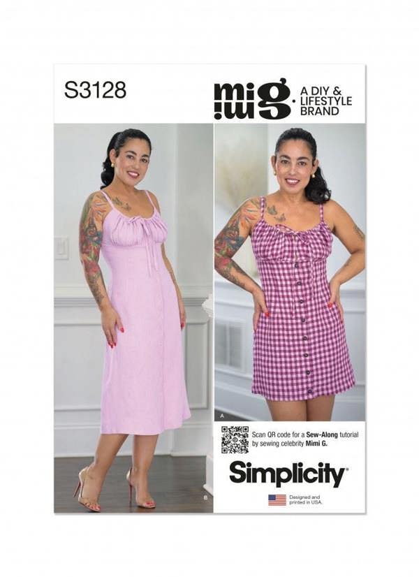 Simplicity Sewing Pattern 3128, Dresses for Women, K5 (8-10-12-14-16) - Easy
