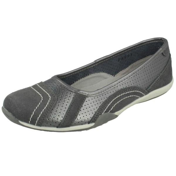 Down to Earth Ladies Down To Earth Flat Ballerina Shoes