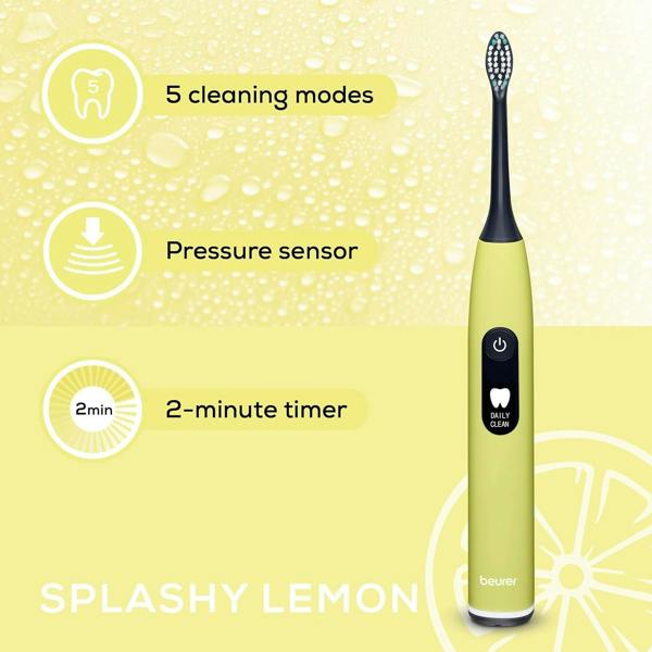 Beurer SC50 Sonic Toothbrush - Lemon