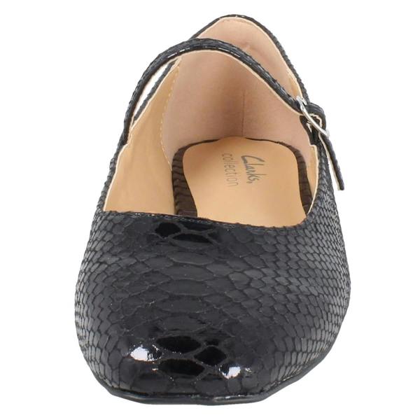 Clarks Ladies Clarks Mary Jane Ballerina Flat Shoes Emelina Gem