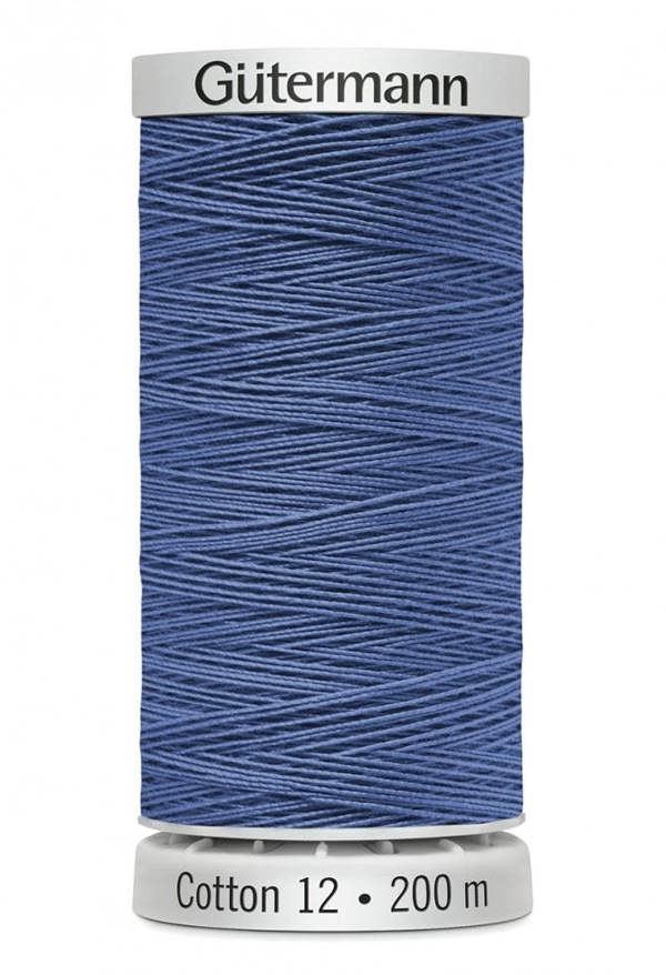 Gutermann No 12 Sulky Cotton Embroidery Thread 200m Cotton Thread Suitable For Embroidery
