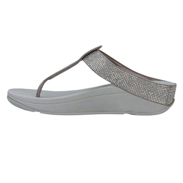 Fit Flop Womens/Ladies Isabelle Toe Post Sandals - Silver - 