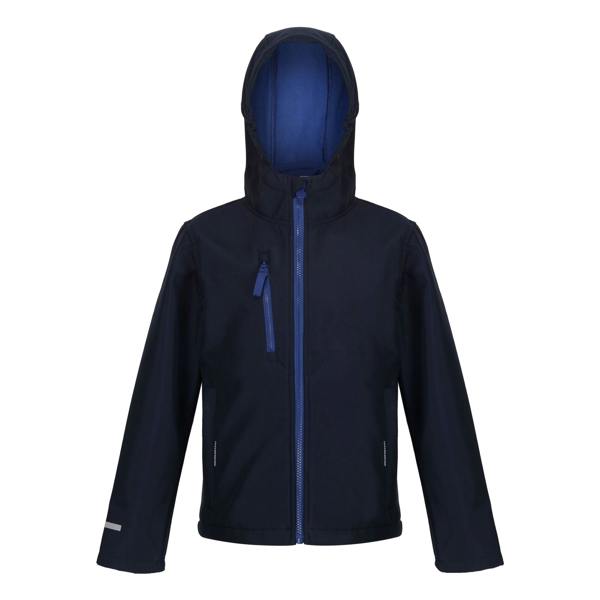 Regatta Professional Childrens/Kids 3 Layer Soft Shell Jacket - Navy/New Royal - 