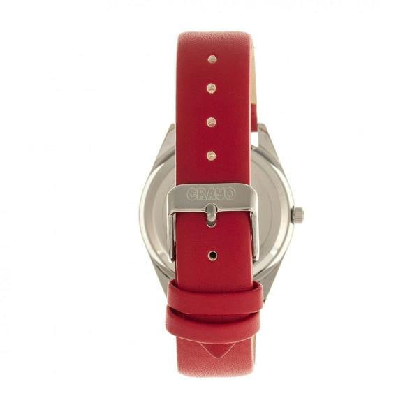 Crayo Graffiti Unisex Watch - Silver/Red - CRACR4002